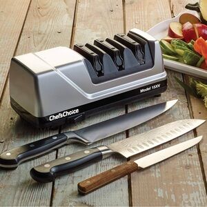 Chef choice knife sharpener open box never use